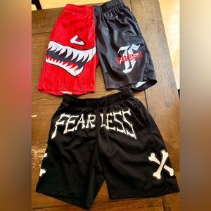 RGSTR Boys Fearless & Fresh Shorts Bundle, Size 10 Red & Black